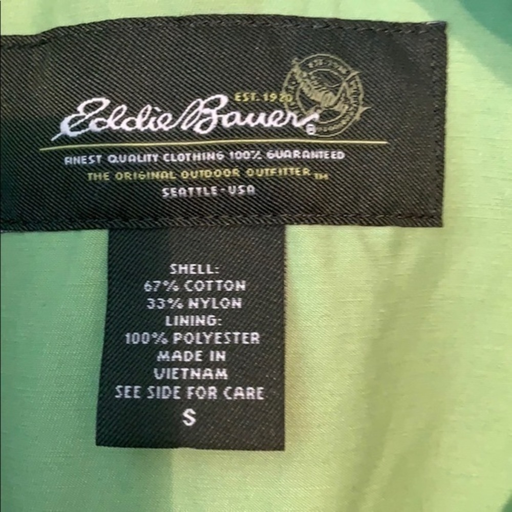 Eddie Bauer Green Jacket size Small - Picture 3 of 4